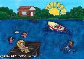 Illustration: At the cottage
