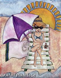 Illustration: At the beach
